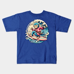 Surfing monkey Kids T-Shirt